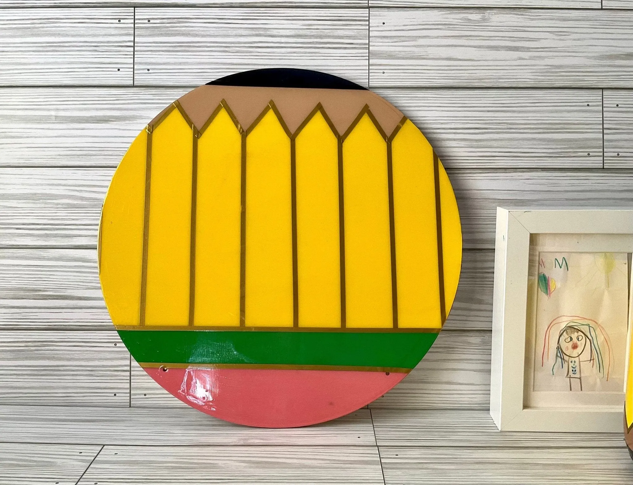 Round Pencil Door Sign | Personalized Teacher Gifts | Teacher Name Sign | Unique Classroom Decor