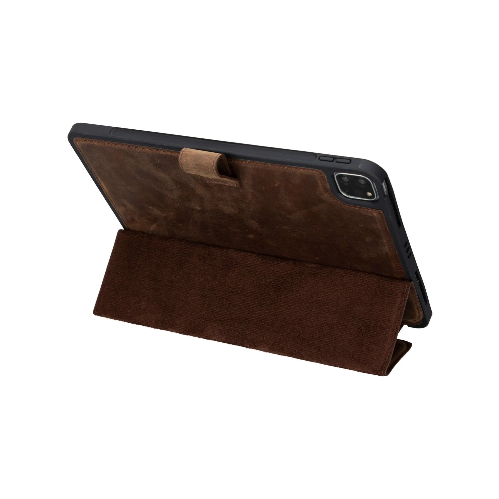Trigon Leather Folio iPad Air 13" (2024), Distressed Coffee